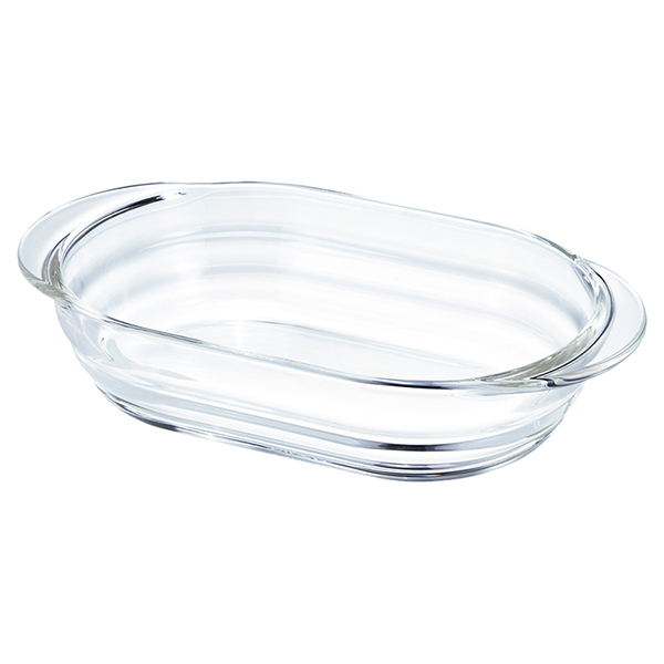 ＨＡＲＩＯ・耐熱ガラスグラタン皿２個セット