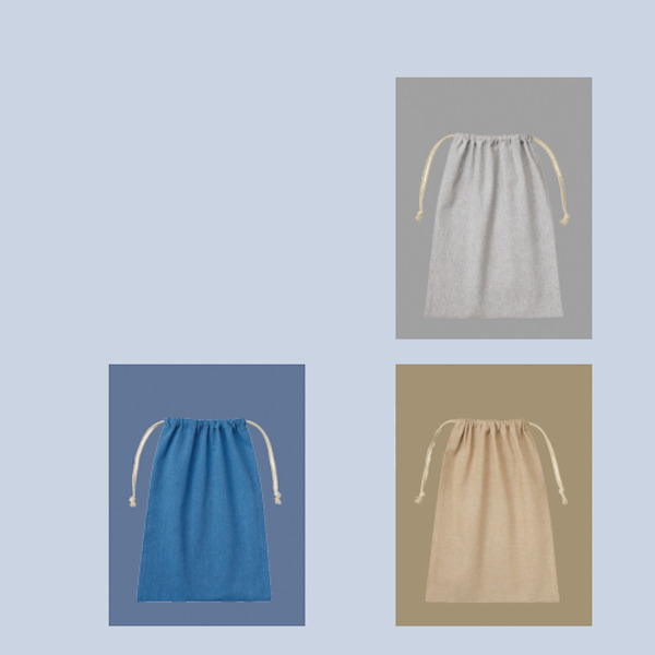 シャンブリック巾着（Ｌ）(カラー選択可)